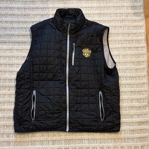 Cutter & Buck Black Quilted Vest with Mizzou Logo